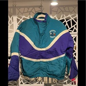 Vintage NBA apex 1990s  Charlotte Hornets jacket